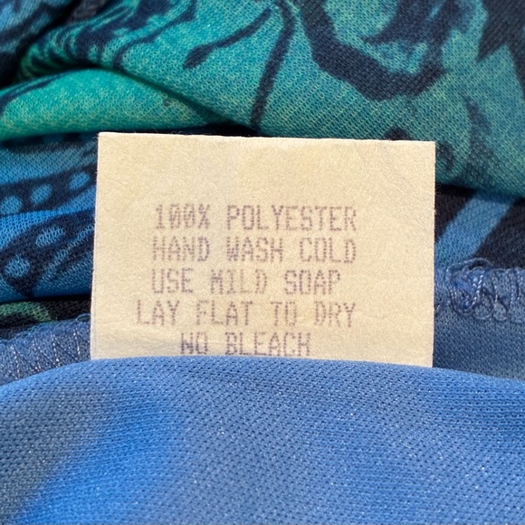 Ruby Rox Elegant Blue and Green Floral Dress - Picture 6 of 8